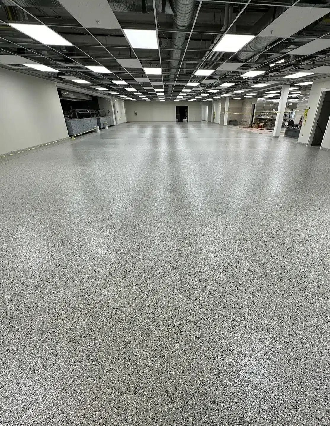 Suelo EPOXY Flakes comercial